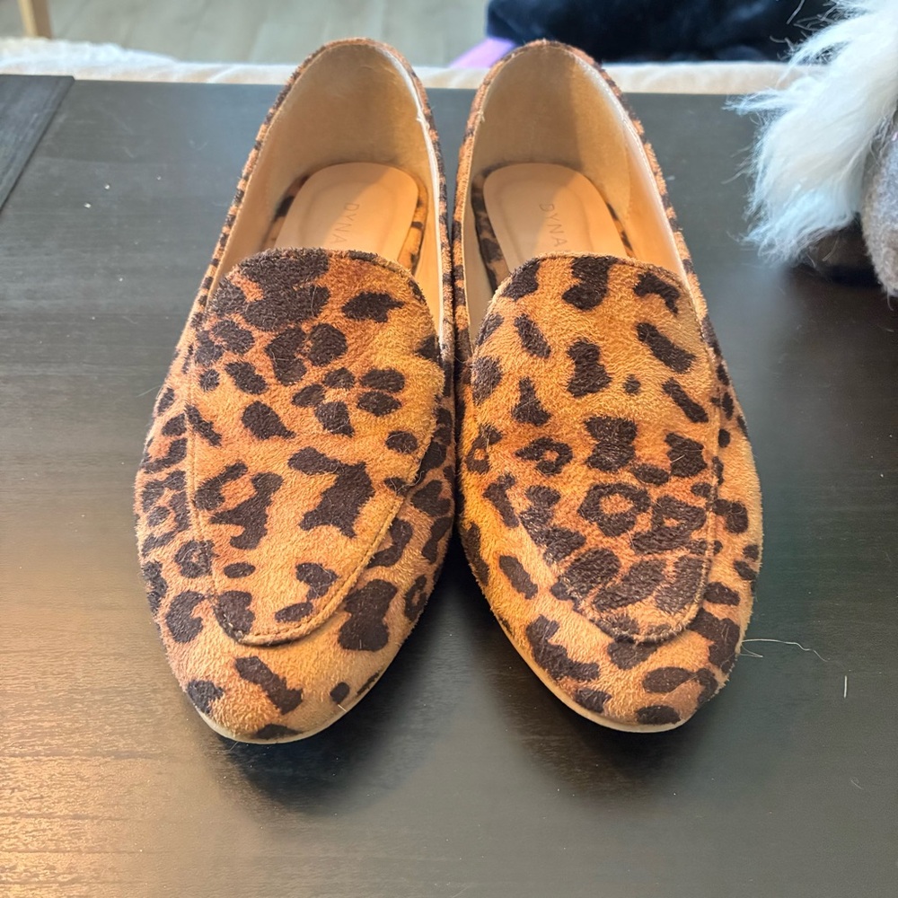 Dynamite Leopard Print Loafers - Picture 2 of 9